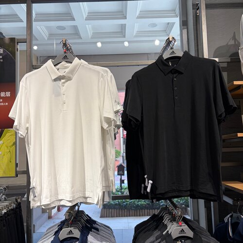 Adidas阿迪达斯POLO衫男子26夏季新款休闲速干翻领短袖T恤 KB1419
