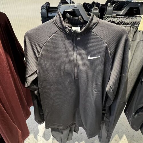 NIKE耐克夜跑反光条长袖T恤男子冬季跑步运动训练上衣HV2708-010