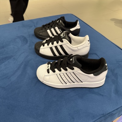 阿迪达斯三叶草男女25新款低帮耐磨复古百搭经典贝壳头板鞋JI0124