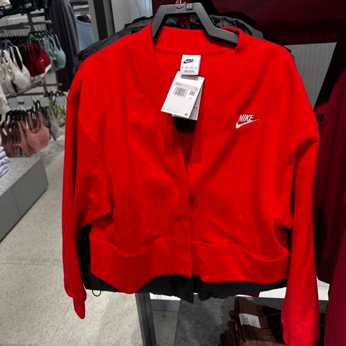 NIKE耐克女子CNY新年款刺绣小标logo休闲运动开衫外套 IF5456-657