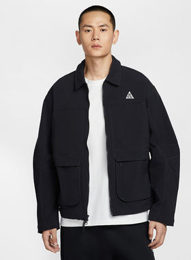 NIKE耐克ACG男子户外夹克秋季新款黑色UPF外套 HV0599-010