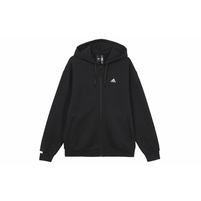 阿迪达斯外套Adidas秋冬新款运动休闲拉链连帽宽松夹克IV7607派