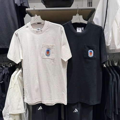 Adidas阿迪达斯三叶草男夏季短袖宽松透气运动休闲半袖T恤JD3240