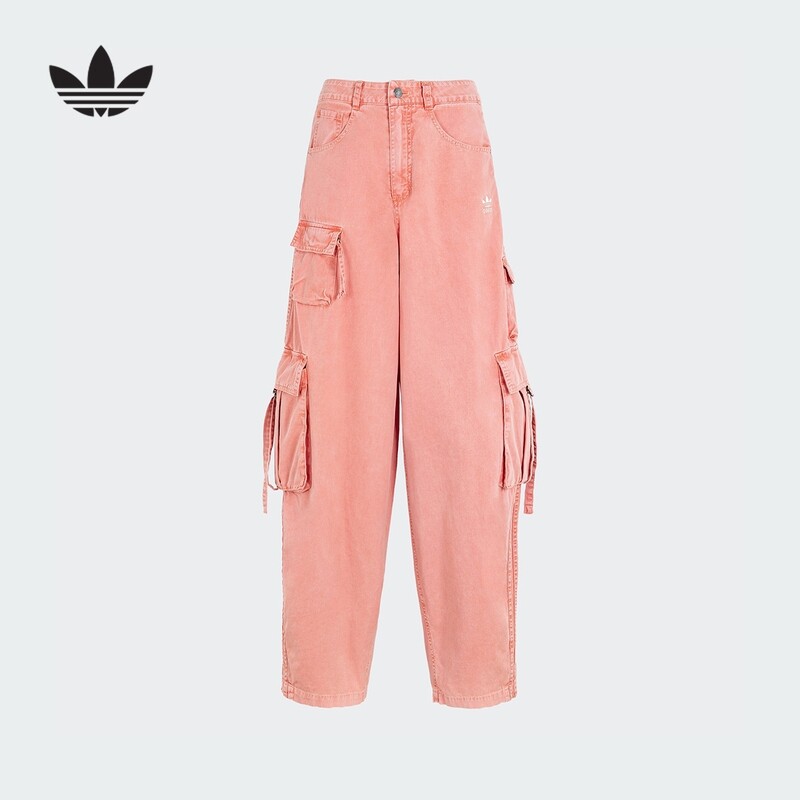 adidas三叶草专柜休闲时尚透气工装风运动裤KD4113KD4114图片
