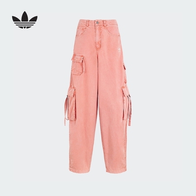 adidas三叶草专柜休闲时尚透气工装风运动裤KD4113KD4114