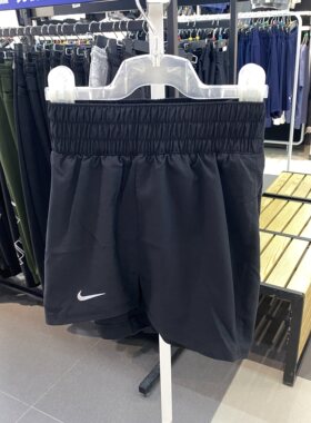 耐克NIKEDRI-FITONE女子速干中腰二合一跑步短裤DX6013-100