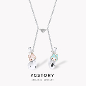 无线蓝牙耳机防丢失链airpods防掉绳小清新项链挂脖链子时尚 潮流