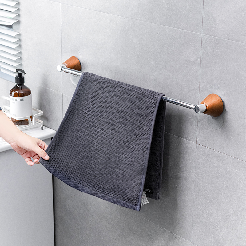 asvel不锈钢大号单杆毛巾架