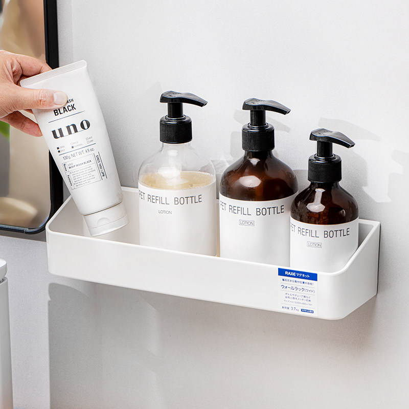 *asvel浴室置物架免打孔磁吸壁挂墙卫生间洗手间洗漱台厕所收纳架,家庭/个人清洁工具,浴室角架/置物架,淘宝优惠券,粉丝福利购,淘宝优惠卷