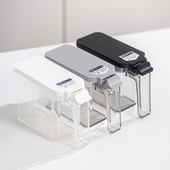 日本asvel 鸡精味精糖收纳盒厨房盐罐家用佐料调味罐 调料组合套装