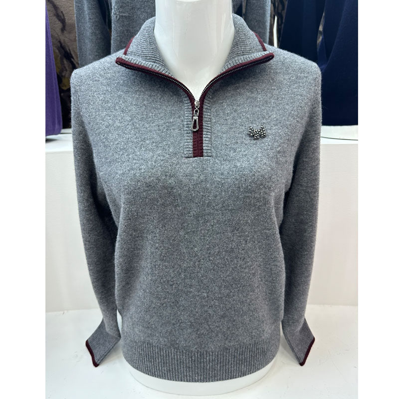 毛衣女2025新款针织衫雪豹羊毛衫