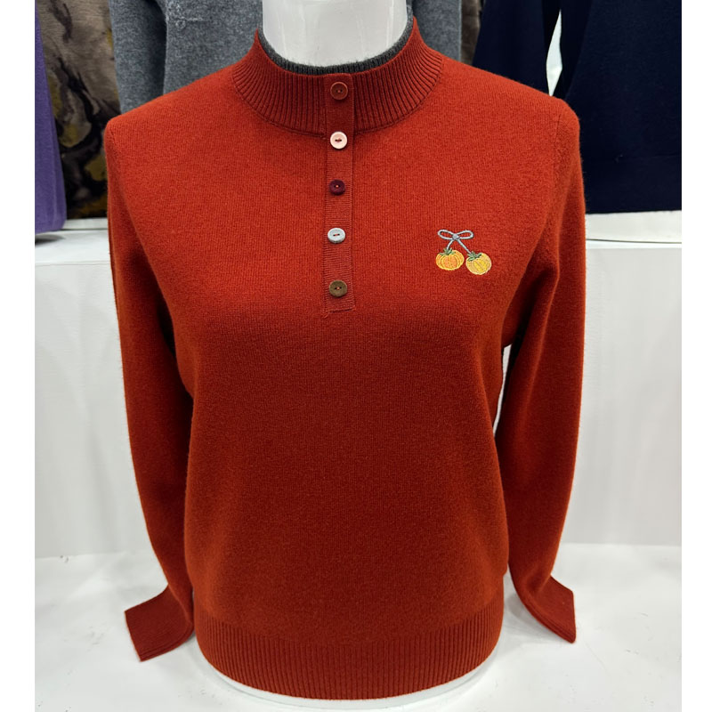 毛衣女款2025新款雪豹妈妈羊毛衫