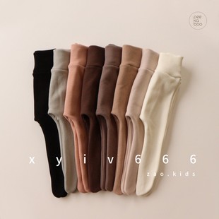 【冬/薄绒】peekaboo韩国儿童加绒打底裤保暖裤贴身百搭