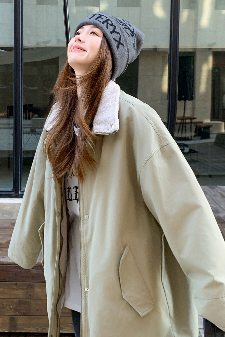 82408羊羔毛外套P185K268,女装棉衣/棉服,浙宝108