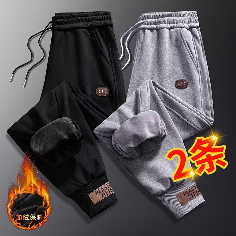 男士休闲裤加绒男卫裤图片