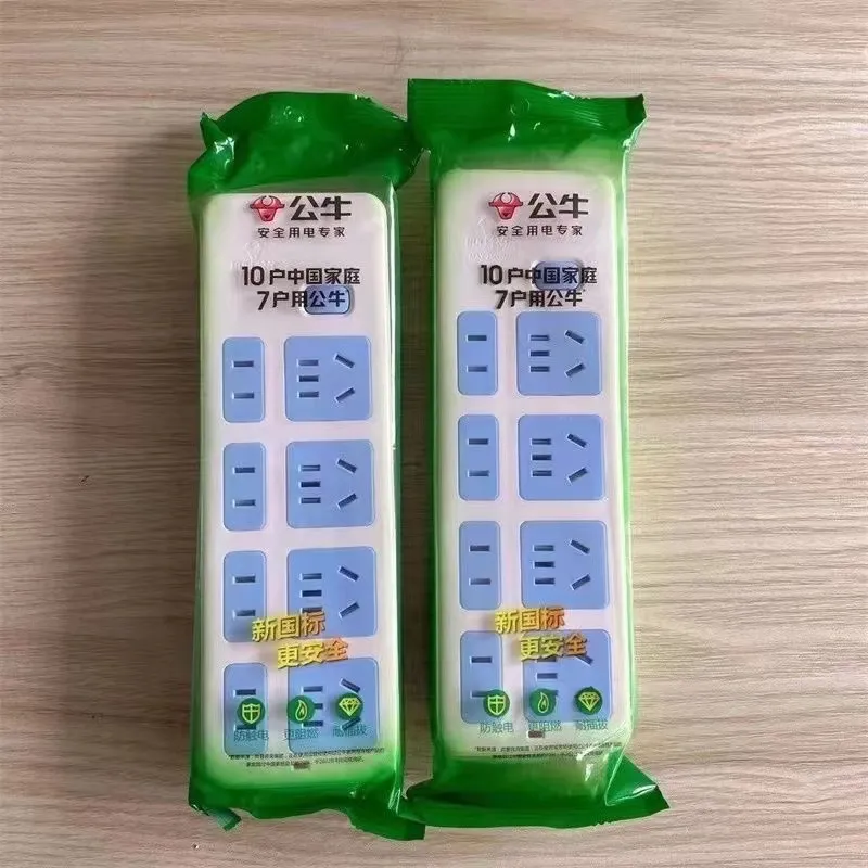 公牛插座无线插板插排不带线自接线家用正品GN-403