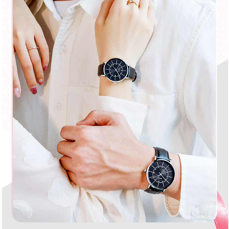 迪士尼情侣休闲学生夜光手表