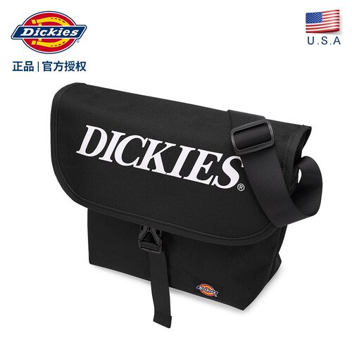 官方正品Dickies男女斜挎包潮流简约小包纯色单肩邮差包D-C021