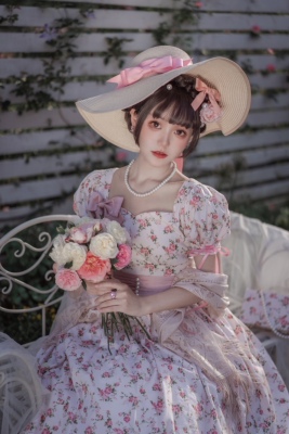 西西里洛丽塔现货纯棉小碎花