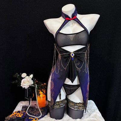 SENMHS挂脖裙神秘女巫cos