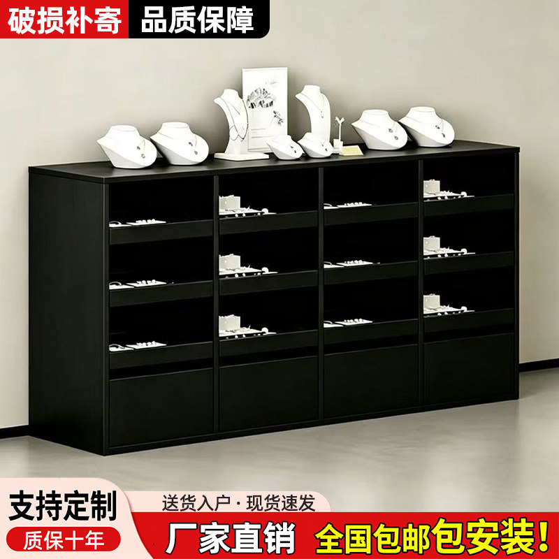 定制饰品柜中岛台展示桌项链陈列