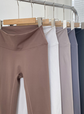 冬季限定新色Iu加绒瑜伽裤高腰提臀无尴尬线裸感运动健身裤可外穿