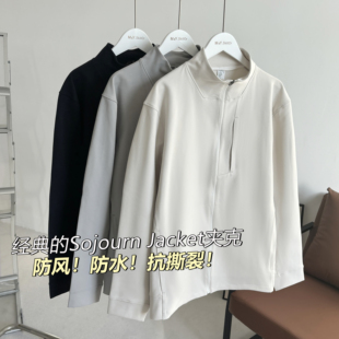 商务型男Iu同款Sojour男士宽松运动夹克休闲百搭显瘦立领防风外套