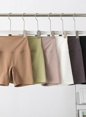 LU家同款瑜伽三分裤女透气速干跑步健身运动裤无尬线日常骑行裤