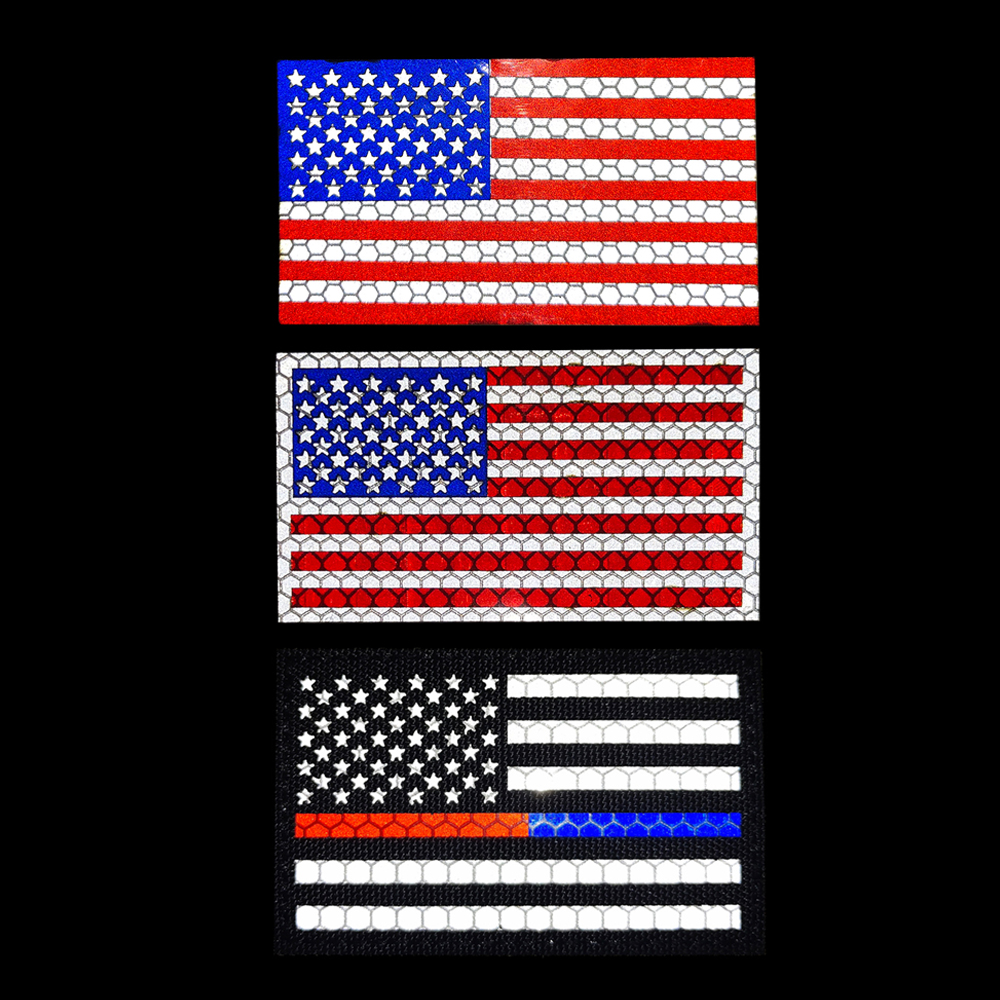 美国usa面料夜间支持订制魔术贴