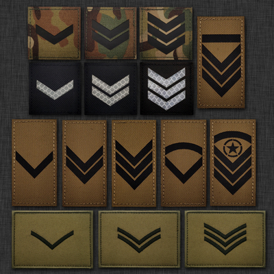 军衔等级标臂章士气章魔术贴