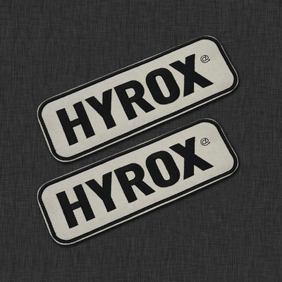 HYROX英文刺绣魔术贴臂章