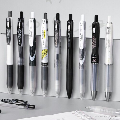 斑马中性笔黑笔套装刷题笔