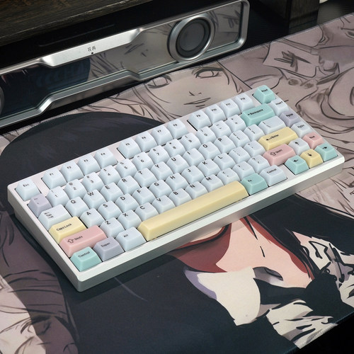 128键原厂高度键帽ABS材质雾透小全套机械键盘用迷失主题键帽