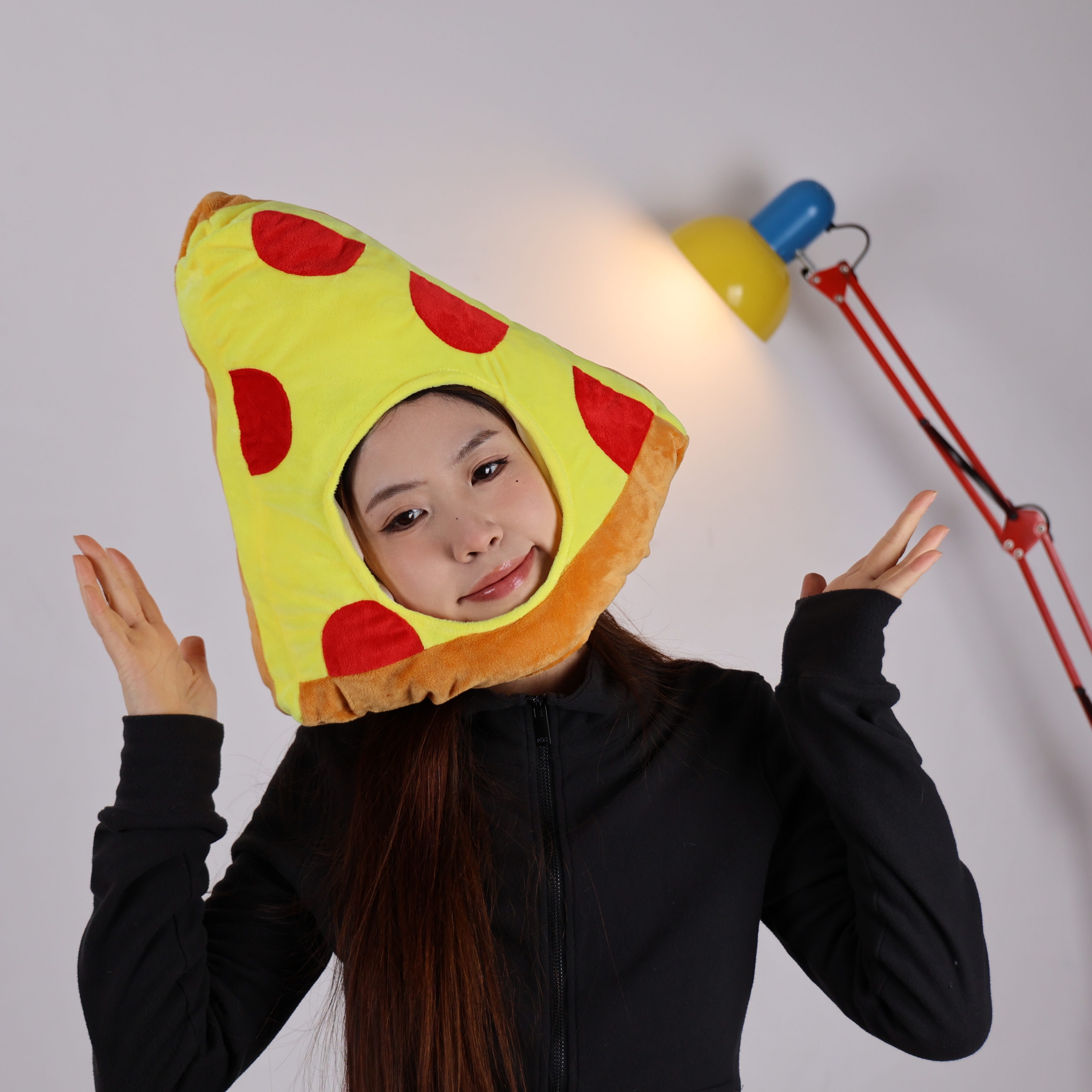 搞怪创意披萨头套帽子甜美可爱