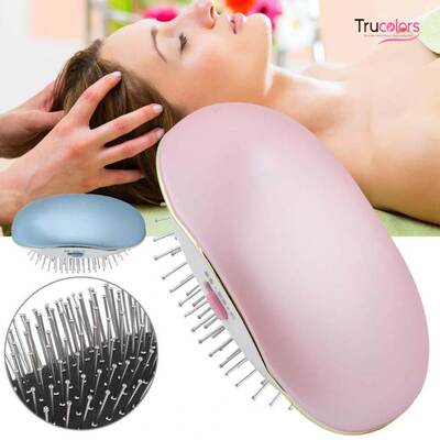 Anti-static Electric Ionic Hair Comb Brush Head Massage Tool
