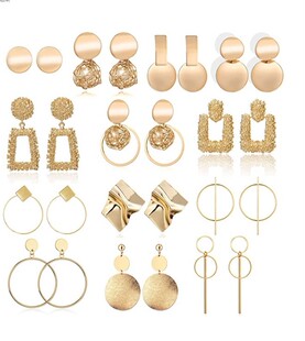 Earrings Earring Earings Women Ladies Jewelry Gold Dangle