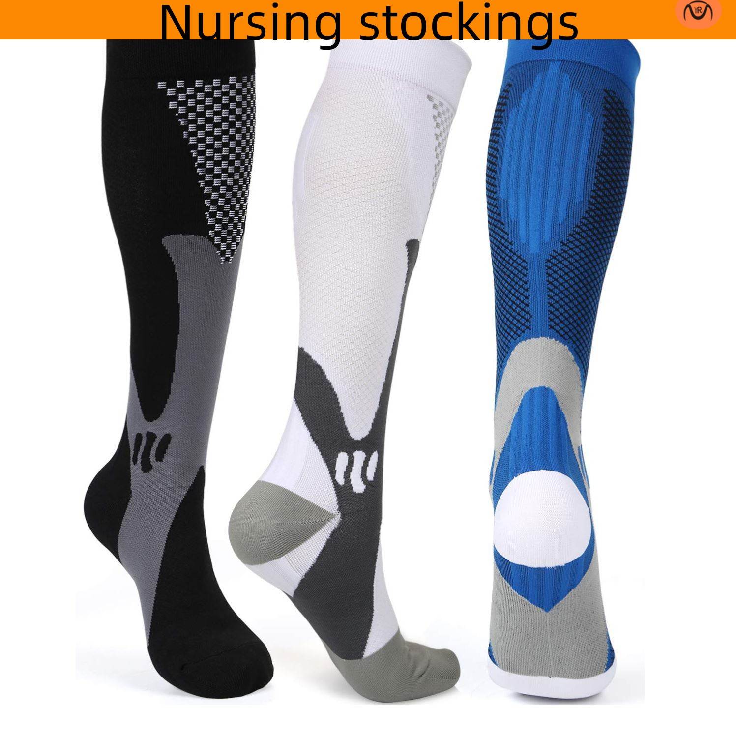 Brothock Compression Socks Nylon Medical Nursing Stockings