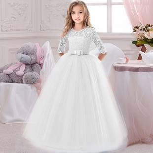 kids Toddler Girl Gown Girls Flower Dress formal Baby for