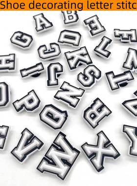 Shoe Charms Decorations for Crocs 1pcs Alphabet Letter Pins