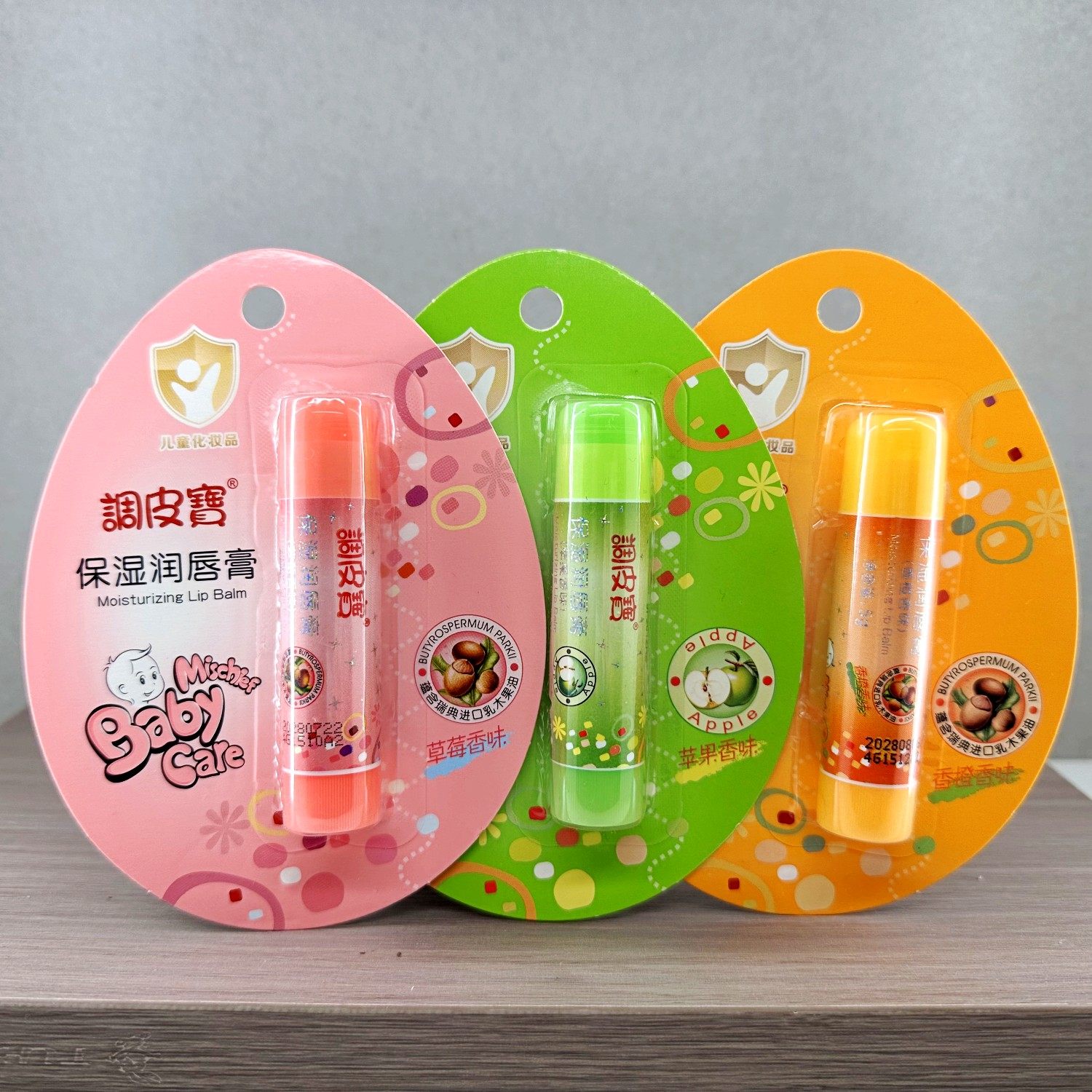 【发3支】调皮宝保湿润唇膏苹果香橙草莓5g 嘴唇干裂嫩唇儿童滋润,婴童洗护,婴童护唇/润唇,淘宝优惠券,粉丝福利购,淘宝优惠卷