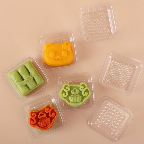 迷你小号月饼绿豆糕雪花酥方内托