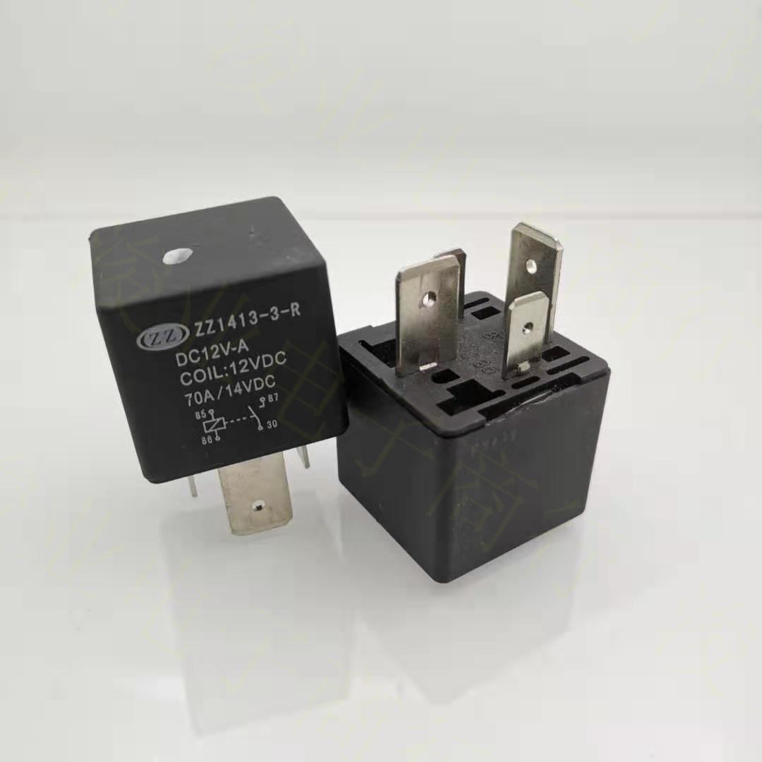ZZ1413-3-R DC12V-A 全新原装汽车继电器70A 14VDC一组常开 现货