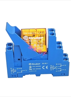 40.52 230VAC 继电器 95.95.1底座 99.80.0.230.09-110-240VAC/DC