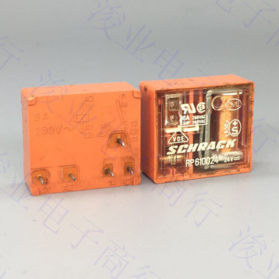 RP610024 继电器拆机件 5脚24vSCHRACK 现货10a250vac一开一闭