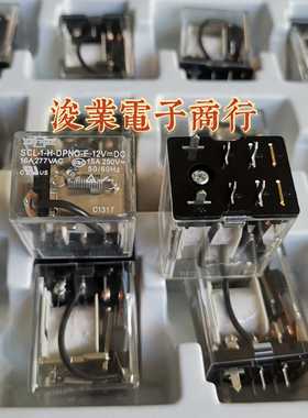 全新原装松川中间继电器 SCL-1-H-DPNO 12VDC 16A二组常开6脚
