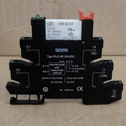 超薄继电器模块模组 宏发HF41F-024-ZS PLC-RI- 24V PLC-RSC