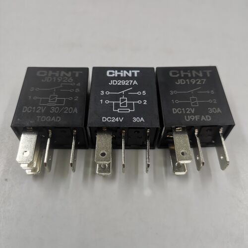 CHNT正泰汽车继电器JD1926 1927 2926 2927A 12V 24V 30A 4脚5脚