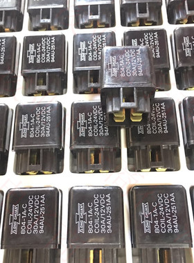 804-1A-C 24VDC SONGCHUAN/松川 全新原装汽车继电器 30A 4脚位
