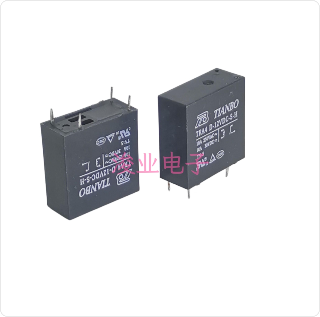 TRA4 D-12VDC-S-H 全新天波继电器 10A  12VDC  4脚 现货家电适配