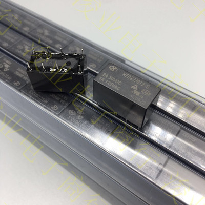 HFD27 012-S 12VDC两组转换8脚2A250VAC宏发JRC-27F-012-S继电器